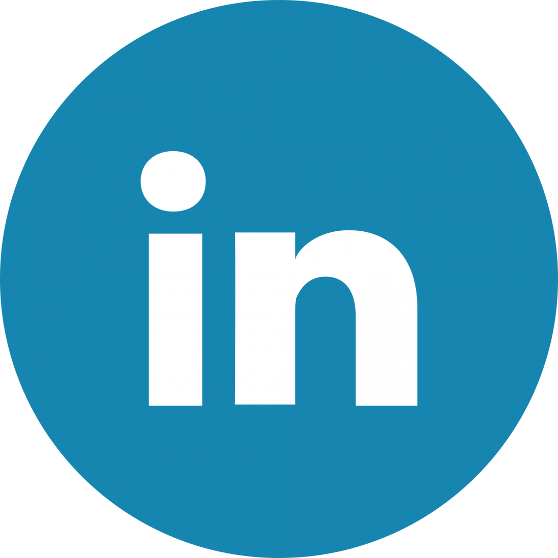 linkedin logo in circle png